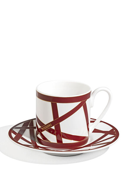 Nastri Desenli 2li Porselen Türk Kahvesi Seti