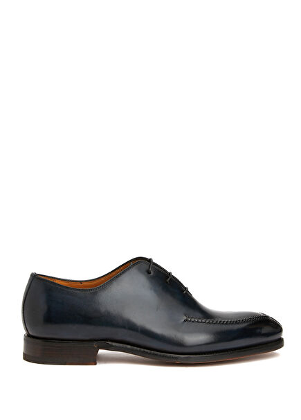 Sinuoso Dark Blue Men's Leather Shoes