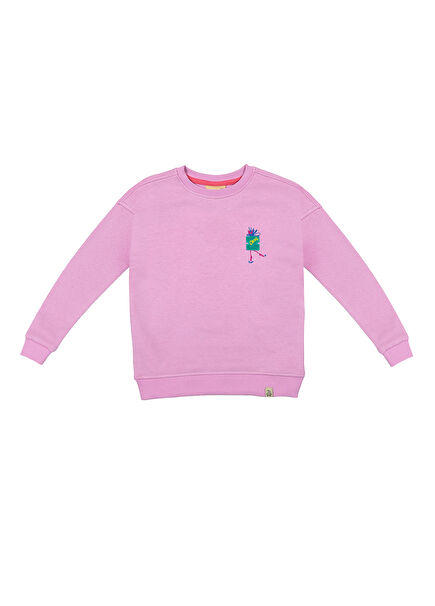 Pink Cool Ballerinas Long Sleeve Girl Sweatshirt