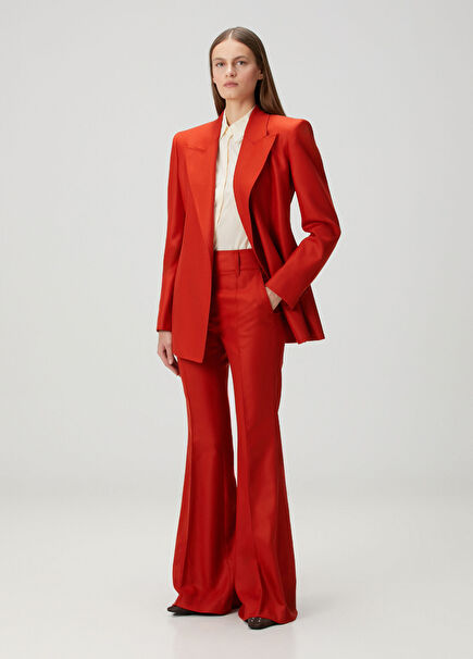 Burnt Orange Wool Trousers