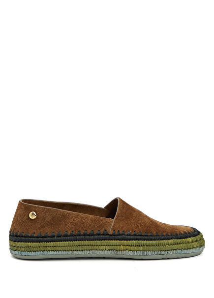 Ibiza Brown Women's Leather Espadrille