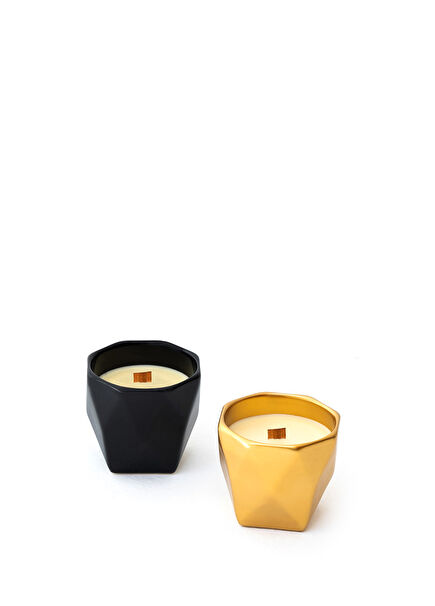 Moi Black Luxury Candle Floral Moi Gold Luxury Candle Spicy Woody Scented Candle