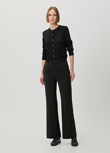 Black Crepe Pants