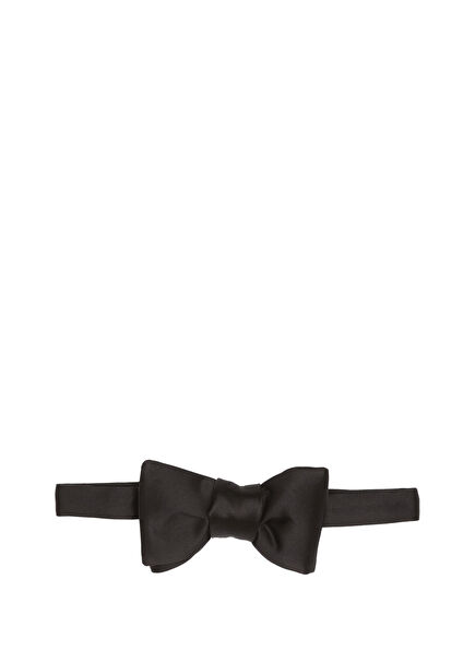 Black Silk Bow Tie,