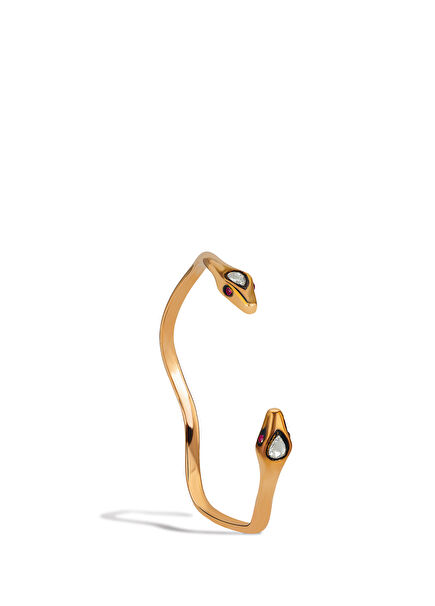 Snake Womens Gold Bracelet