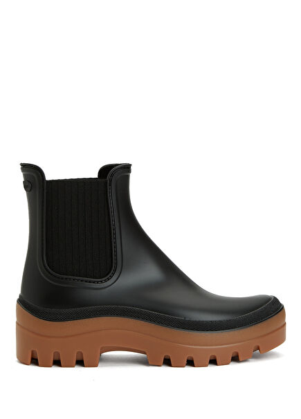 Soul Caramelo Black Women's Rain Boots