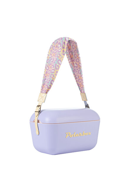 Prinkstyle Animal Marron 100% cotton Lilac Yellow Cold and Hot Holder Thermo Bag with Strap 12 lt