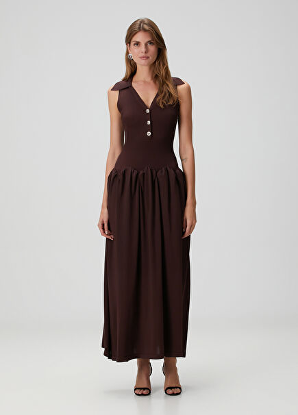 Brown Maxi Dress