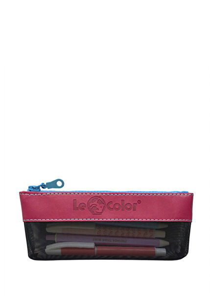 Semi Transparent Pink Pencil Case
