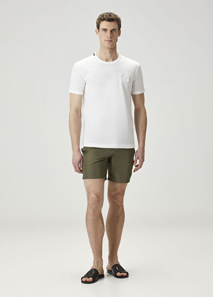 Haki Beli Kordonlu Mayo