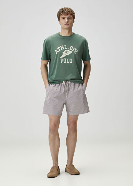 Red Waist Corded Swimsuit