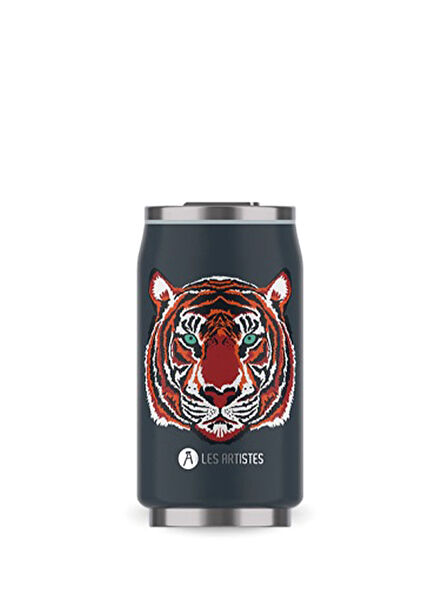 Isı Yalıtımlı Tiger Desenli Kutu Çelik Termos 280 ml