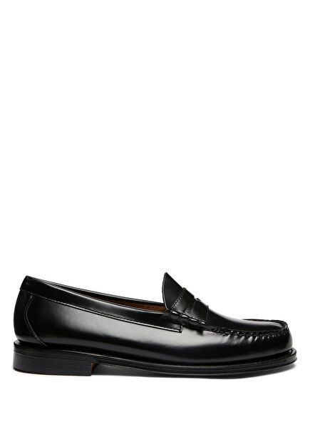 Black Men's Leather Loafer