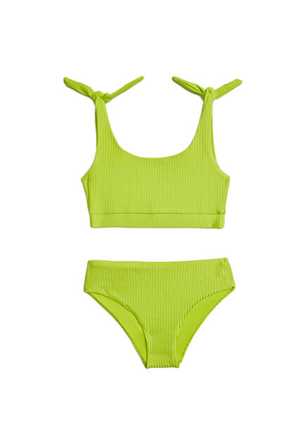 Emma Yeşil Kız Çocuk Bikini Takımı