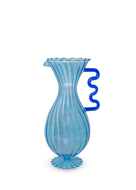 Monterey Blue Glass Jug 1,4 Lt