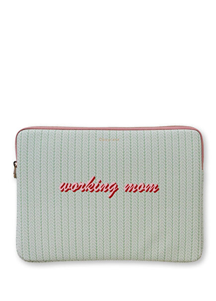 Mint Leaves Working Mom Deri 13" - 14" Kadın Laptop Kılıfı