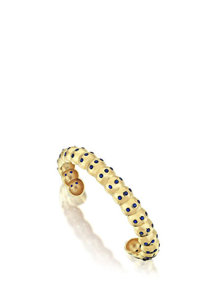 Gold Plated Navy <not>Fureya</not> Bracelet