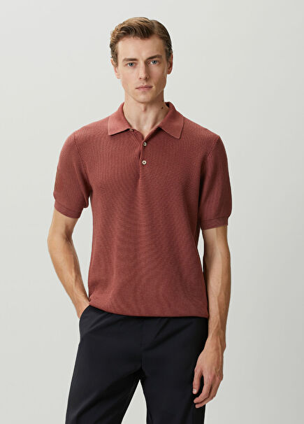 Kiremit Polo Yaka T-shirt