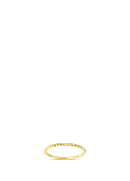 Tattered Sparkling 14K Gold Women's Ring