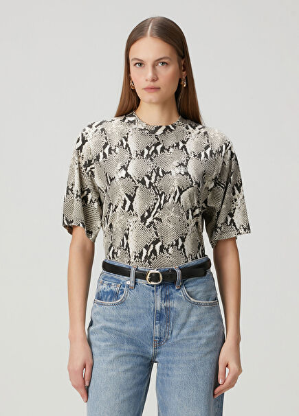 Avı Snake Print T-Shirt