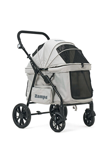 Aron Gri Kedi ve Köpek Arabası