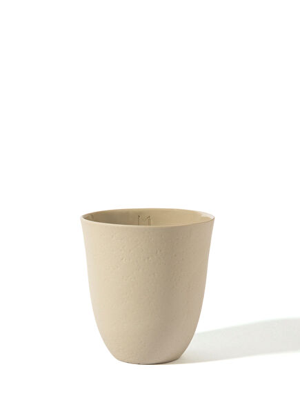 Mink Vizon Porselen Büyük Boy Kulpsuz Kahve Fincanı