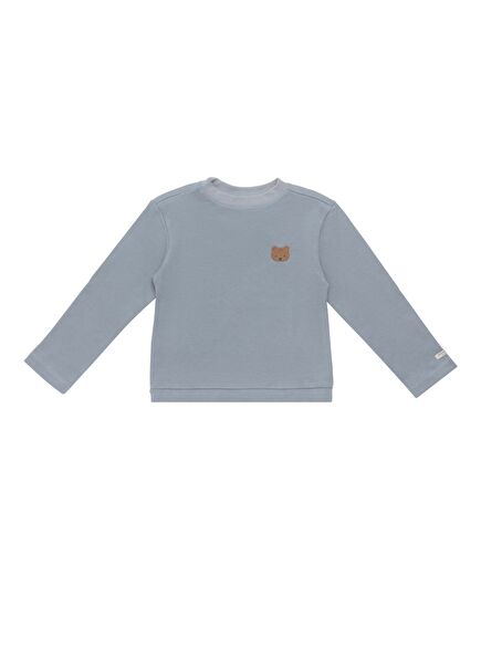 Mavi Çocuk Organik Pamuk Sweatshirt