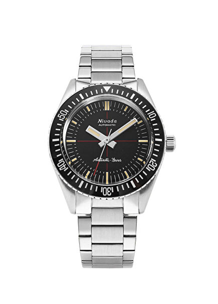 32044A20 Antarctic Diver No-Date Metal Steel Men's Wristwatch