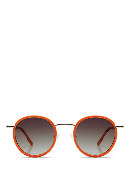 Pete Princeton Silver Metal Unisex Sunglasses