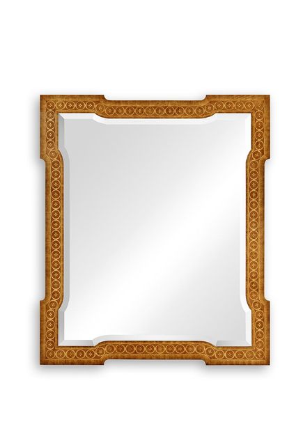 Napoleon III Brown Wooden Wall Mirror