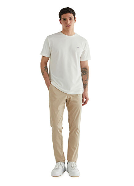 Bej Slim Fit Erkek Pantolon