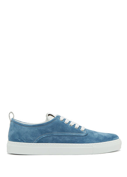New City Blue Men's Suede Sneaker