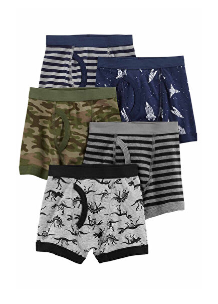 Boy's 5-Pack Boxer Set