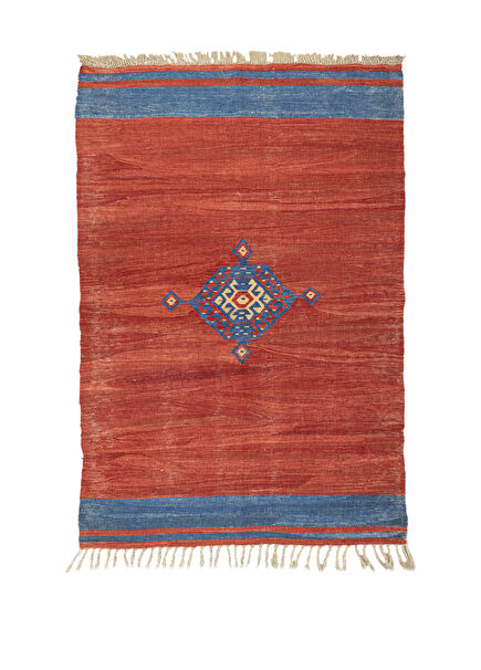 Lemi Red Handwoven Rug 110x161 cm