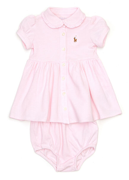 Pembe Kız Bebek Elbise