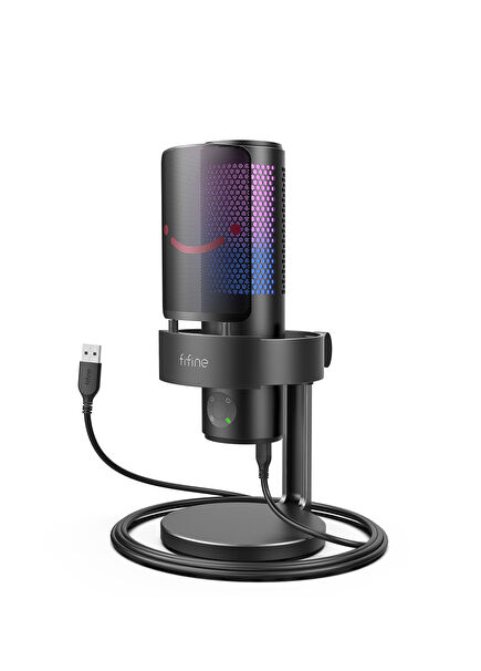 Ampligame A9 USB RGB Gaming Computer Microphone