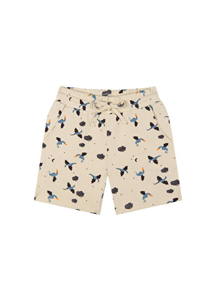 Dragon Beige Boys' Shorts
