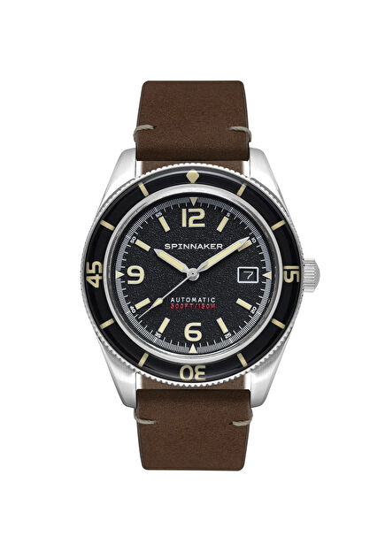 SP-5055-01 Kahverengi Deri Erkek Kol Saati