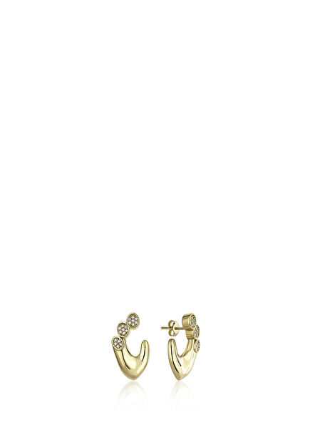 Lava 18K Gold Women's Diamond Earrings