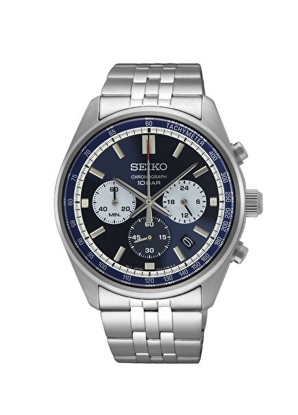 SEISB427P Men's watch in Grey Steel Metalli