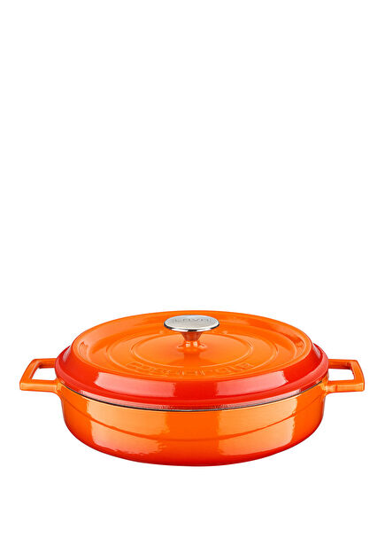 Cast Iron Monolithic Edition Series Multi-Purpose Splayed Pot 28cm