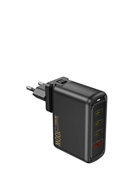 Wi-U022W Warrior Serisi GaN 100W QC+PD Universal Hızlı Şarj Başlığı