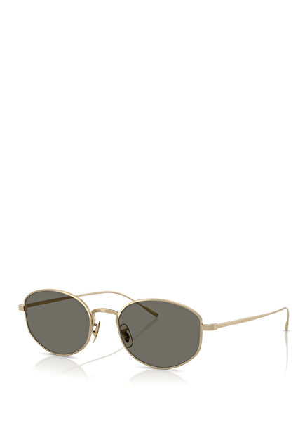 Light Gold Unisex Sunglasses