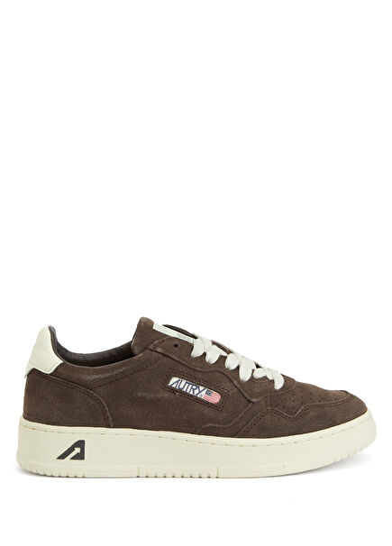 Brown Women's Leather Sneakers