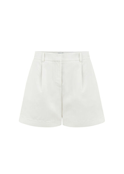 Julia White Women's Mini Shorts