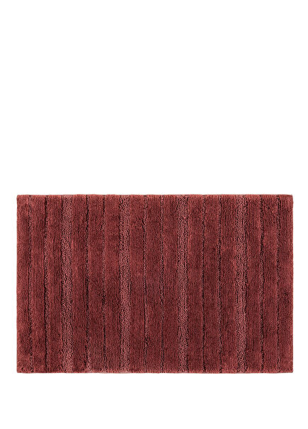 Punjab Vişne Rengi Pamuklu Çift Taraflı Banyo Paspası 40 x 60 cm 