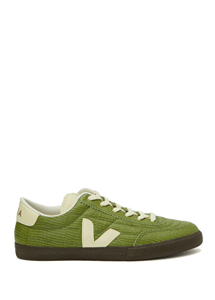 Panenka Yeşil Erkek Deri Sneaker