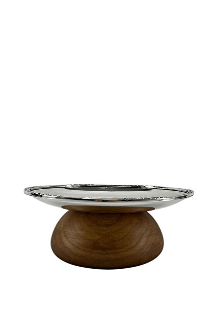 Kahverengi Küçük Luises Ahşap Sunum Tabağı