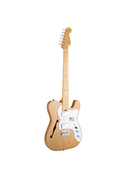 SEA2PH Vintage Natural Elektro Gitar 