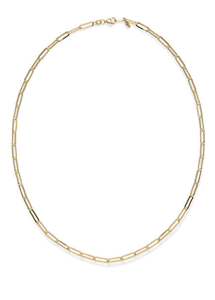 14 Ayar Kalın Zincir Kadın Kolye